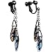 Peacock Clip On Earrings