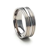 New 8mm Titanium Ring w/ Comfort Fit Band 100's of Sizes & Styles Available