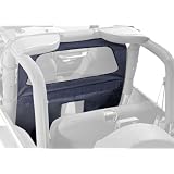 Rugged Ridge 13552.15 Denim Black Roll Bar Curtain by Rugged Ridge