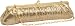 Whiting and Davis Shirred Skinny Clutch