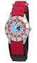 Disney Kids' D003S505 Donald Duck Time Teacher Red Velcro Watch
