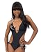 Rocawear Studs Trim Monokini Black M