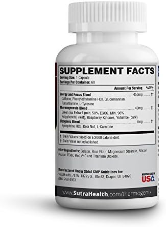 ThermogeniX Fast Acting Thermogenic Fat Burner Hyper Metabolizer - 30 Day Supply (60 Capsules)