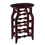 Winsome Wood Oval Wine Rack, Espresso