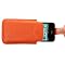 Chelsea Slip in Leather Case for iPhone 4G/4S-Hot Orange