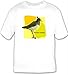 T-shirt with vanellus, brown, bird