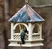 gothic hanging bird table for the garden - a great garden gift for wild birds