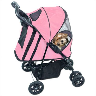Rosewood Pet Gear Happy Trails Stroller Pink Picture