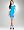 Off Shoulder Ottoman Shine Dress - METHYL BLUE (P/S)