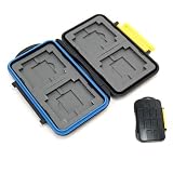 Buy CowboyStudio Professional Rubber Sealed, Water Proof Memory Card Case for 4 PCS... by CowboyStudio