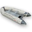 Seamax Sport420 Gray Inflatable Boat, 13.8 FT Tender, Aluminum Floor Dinghy