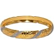 Gold and Rodium Plated Bracelets Costume Jewelry from India Unique Gift for Her 2.25 inches
