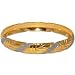Gold and Rodium Plated Bracelets Costume Jewelry from India Unique Gift for Her 2.25 inches