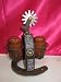 Salt & Pepper Shaker, Western Cast Iron Spur Horseshoe