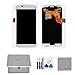 Full LCD display Touch Screen Digitizer Assembly Replacement for Motorola Moto X XT1060 XT1058 with free tools (white)