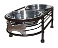 Pet Goods Bone Diner with 2-Quart Stainless Steel Bowls