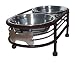 Pet Goods Bone Diner with 2-Quart Stainless Steel Bowls