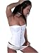 White Victorian Vintage Corset Waist Cincher Authentic Boning Top Wedding Dress LVG0874WHITE