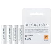 eneloop plus(エネループプラス) 充電池 4本単3形 [HR-3UPT-4BP]