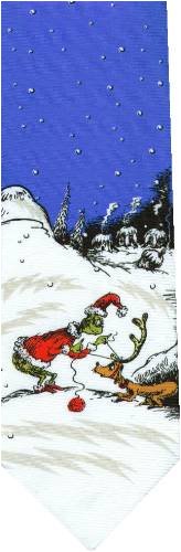 Grinch's Dog New Novelty Tie