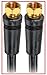 PTC Premium GOLD Series RG6 F Type HIGH GRADE QUAD SHIELD Coaxial 18AWG CL2 Rated 75Ohm Cable - 12 ft