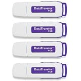Kingston DataTraveler I - 4 GB USB 2.0 Flash Drive 4-Pack DTI/4GB-4P