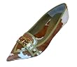 Jessica Bennett Hudson Calf Print Pointy Toe Flat
