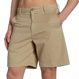 IZOD Men's Sportflex Expanding band Twill Flat Front Short
