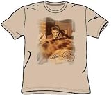Elvis ONE AT A TIME Signing Autographs Adult Cream Color T-shirt Tee Shirt
