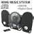GPX HC208B Home Music System Vertical CD Player with AM/FM Radio and Digital Clock Includes Remote Control (Black)