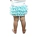 Wennikids Lace Ruffle Diaper Cover Bloomer and Headband Set for Baby Girls