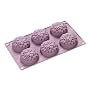 Lurch 85061 FlexiForm Millefleur Moule 6 cavit�s S&hellip de Lurch