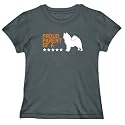 T-Shirt Womens Dark Silver " PROUD PARENT OF A Samoyed EMBROIDERY " Dogs