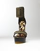 Vania Leather Stitched Sandals Product Image