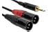 Elite Core SuperFlex Gold SFP-Y10XM3.5MM Two XLR Male to 3.5mm Stereo Y Patch Cable, 10-Feet