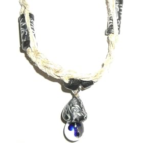Mushroom Necklace~ Hemp Mushroom Necklace