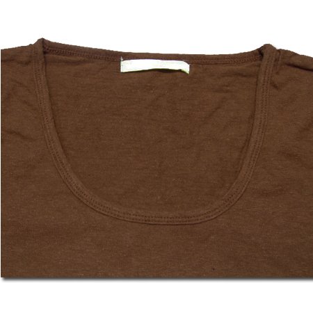 Cover image : COBANO(コバノ) LIGHT SEVEN SLEEVES TEE ヘンプコットン ７分袖 カットソー / モカ