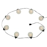 41DOTmb rBL. SL160  Royce Lighting RSL5207/8 61 8 Light Outdoor Globe String Light with Frosted Glass, Weathered Steel