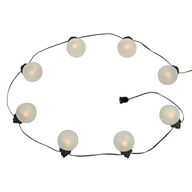 Royce Lighting RSL5207 8-61 8-Light Outdoor Globe String-Light with Frosted Glass,... by Royce Lighting
