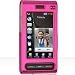 Hot Pink Rubberized Phone Cover for Samsung Memoir T929 Protector Case