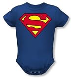 DC Comics Superman Creeper Romper Onesie Size: 0-6 Months