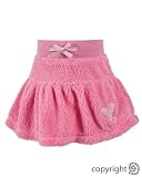 Bright Bots Baby Girls Pale Pink Soft Fluffy Coral Fleece Gathered Skirt in size 6-12 months