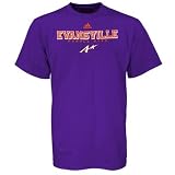 NCAA adidas Evansville Purple Aces Purple True Basic T-shirt