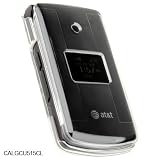 Crystal Clear Transparent SNAP-ON COVER HARD CASE PHONE w/ Belt Clip PROTECTOR for LG CU515