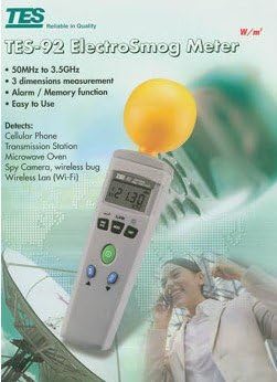 TES-92 3-Axis EMF Tester ElectroSmog Meter Radiation