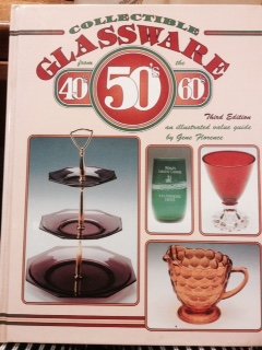 Collectible Glassware from the 40s, 50s & 60s an illustrated value guide 3rd edition (copyright 1996 no dust cover hardback)