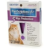 Sentry PurrScriptions Cat and Kitten Squeeze-On Flea and Tick Control