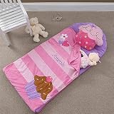 Personalized Sleeping Bag Nap Mat - Cupcake