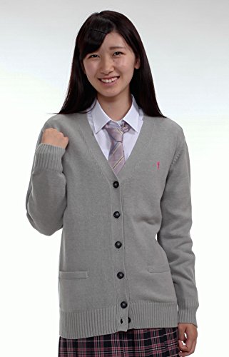 オリーブ・デ・オリーブ(OLIVE des OLIVE）スクールカーディガン JN726【07グレー Mサイズ】