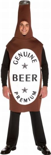 Beer Bottle Adult Costume  